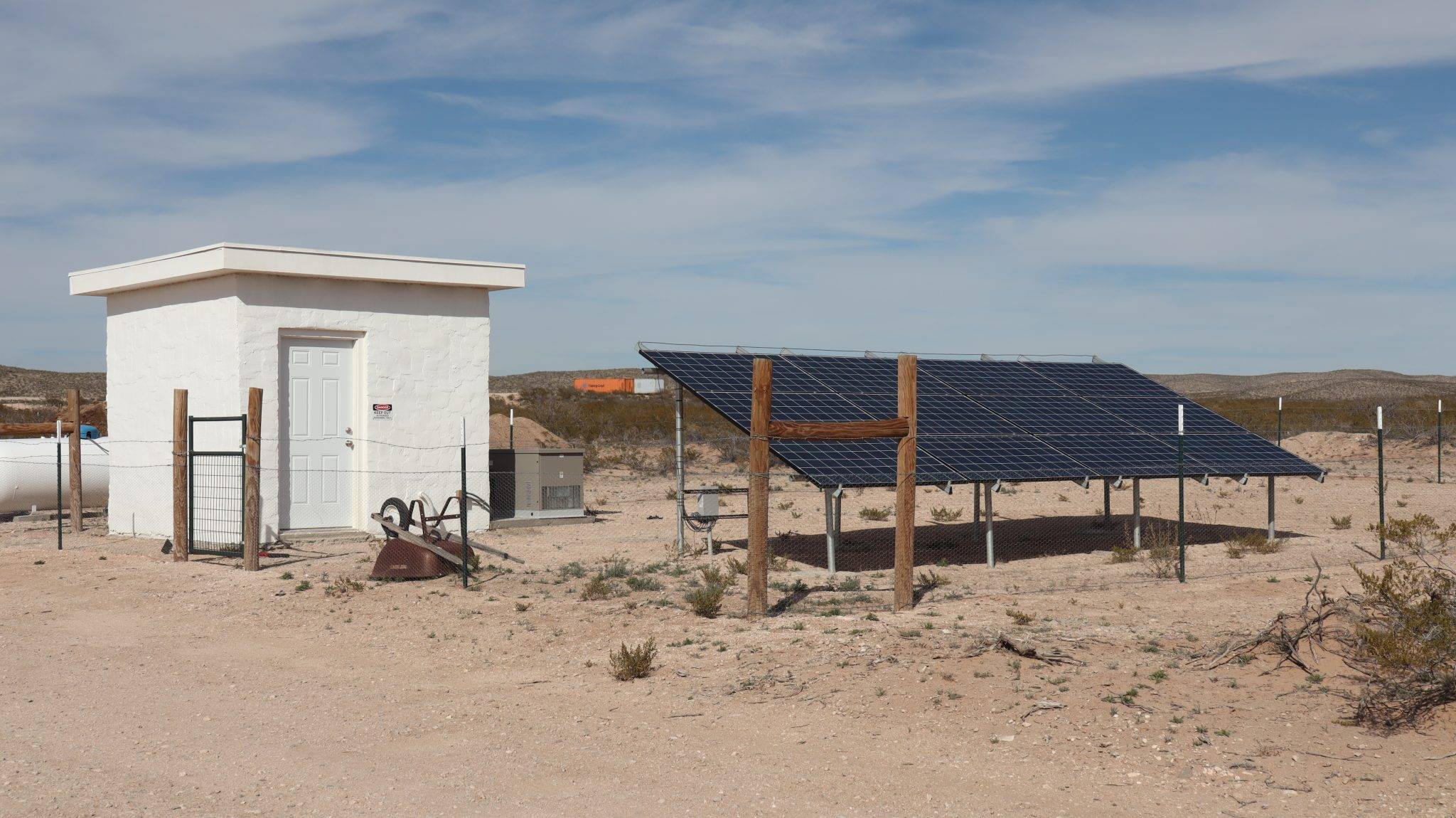 View of Off Grid Solar System for Greenhouse at Grace Ranch – Grace Ranch